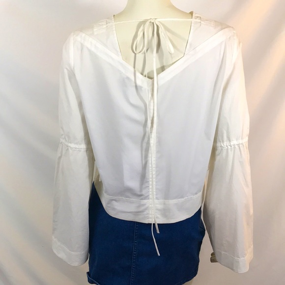 Derek Lam crisp crop blouse, size 6, NWT - Picture 2 of 10